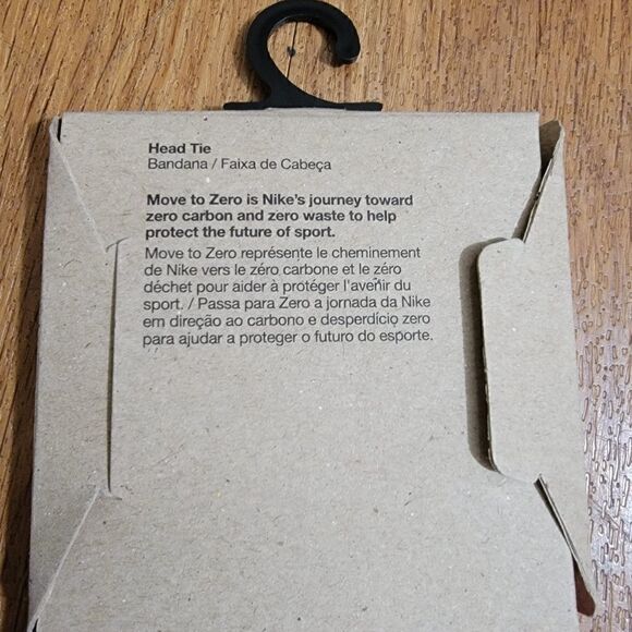 Nike Dri-Fit Technology Head Tie Unisex Headband White Red Just Do It One-size - Picture 8 of 10